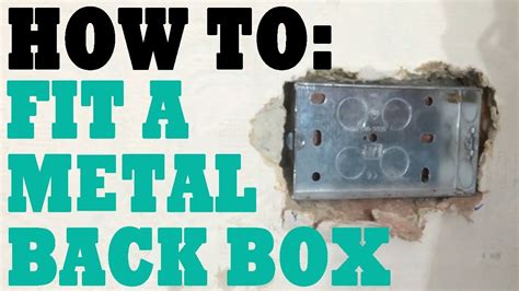 metal back box installation instructions